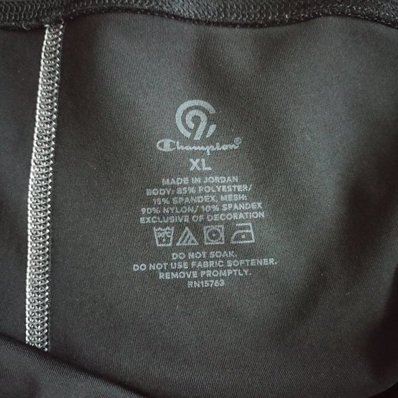 C9 Champion Women's XL Black Mesh Ankle Leggings - Picture 10 of 10